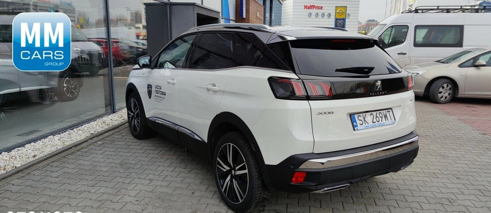 Peugeot 3008 cena 129900 przebieg: 22461, rok produkcji 2022 z Braniewo małe 254